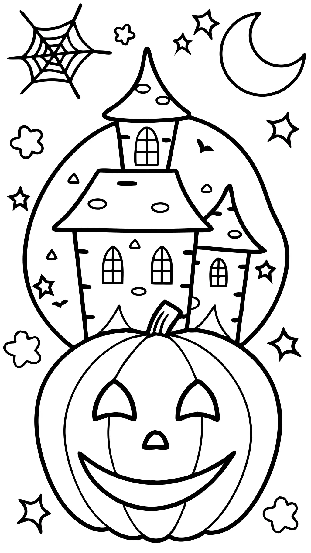 coloring pages halloween pumpkin